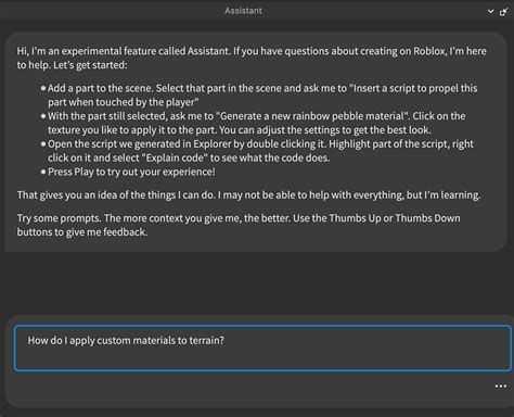 sobloxxy|Introducing Assistant in Studio [Beta] .